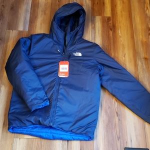 🆕 The North Face XL Boys Reversible Coat, Blue/Navy